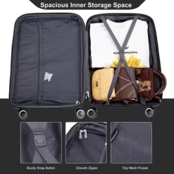 3 PCS Expanable Luggage Set, PP Lightweight Hardshell Spinner Wheel Suitcase With TSA Lock (20+24+28)-ModernLuxe -Professional Travel Storage Supplies Store GUEST 011d5a1e 7442 4070 af1b 1d3e2485e0b4