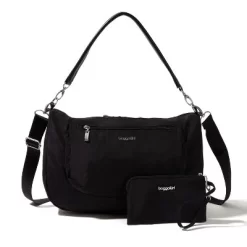 Baggallini Women's Modern Everywhere Half Moon Messenger -Professional Travel Storage Supplies Store GUEST 02e985a9 c210 4139 99ef dc4b959f89a7