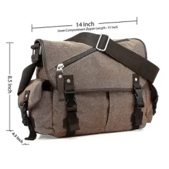 Gearonic Men Messenger School Shoulder Canvas Bag 15 Gearonic Men Messenger School Shoulder Canvas Bag -Professional Travel Storage Supplies Store GUEST 0621614f 582e 4067 9f2a 56efffdd8387