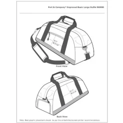 Port Authority 55L Classic Solid Color Sport Duffel Bag With Built-In Bottom Board -Professional Travel Storage Supplies Store GUEST 0a696d8b 7ca0 42fb 8d3a 55f649df1769