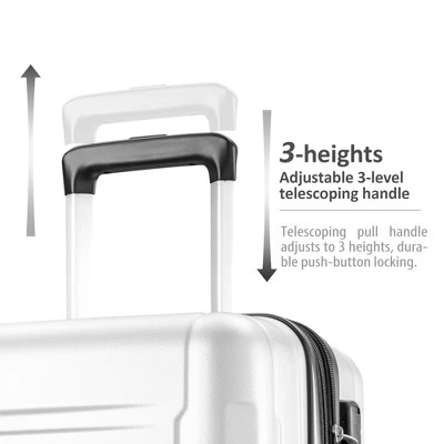 2 PCS Expanable Luggage Set, Hardside Spinner Suitcase With TSA Lock-ModernLuxe 8 2 PCS Expanable Luggage Set, Hardside Spinner Suitcase With TSA Lock-ModernLuxe - Image 8