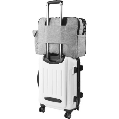 Skip Hop Duo Signature Diaper Weekender Bag - Gray Melange 12 Skip Hop Duo Signature Diaper Weekender Bag - Gray Melange - Image 12