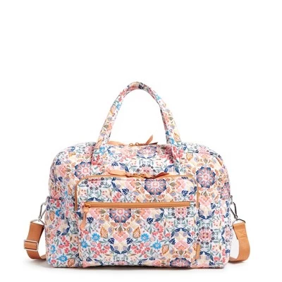 Vera Bradley Women's Cotton Weekender Travel Bag 14 Vera Bradley Women's Cotton Weekender Travel Bag - Image 14