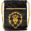 JINX Inc. World Of Warcraft Alliance Loot Bag 14 X 19 Inch Drawstring Cinch Backpack