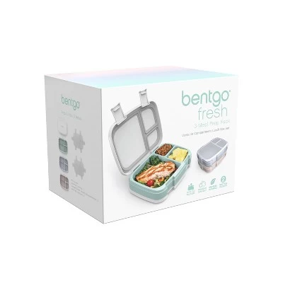 Bentgo Fresh 3pk Reusable 3 Compartment Containers For Prepping, Microwave & Dishwasher Safe 6 Bentgo Fresh 3pk Reusable 3 Compartment Containers For Prepping, Microwave & Dishwasher Safe - Image 6