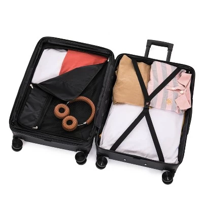 InUSA Elysian Lightweight Hardside Medium Checked Spinner Suitcase 16 InUSA Elysian Lightweight Hardside Medium Checked Spinner Suitcase - Image 16