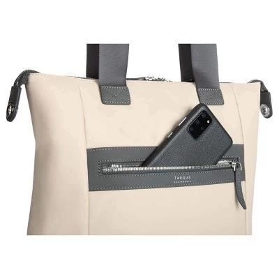 Targus 15 Inch Newport North-South Tote Tan 6 Targus 15 Inch Newport North-South Tote Tan - Image 6