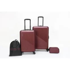 Skyline 24" Hardside Checked 4pc Luggage Set -Professional Travel Storage Supplies Store GUEST 23d0ddd0 b3d6 4aaf a1a0 6da9c079424c