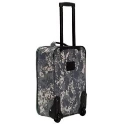 Rockland Melbourne 3pc Expandable ABS Hardside Checked Spinner Luggage Set - Camo