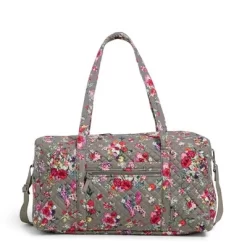 Vera Bradley Women's Cotton Lay Flat Travel Duffel -Professional Travel Storage Supplies Store GUEST 2cea0ad1 44a6 4195 9898 0866f90abed9