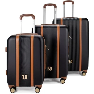Badgley Mischka Mia Expandable Hardside Checked 3pc Luggage Set 2 Badgley Mischka Mia Expandable Hardside Checked 3pc Luggage Set - Image 2