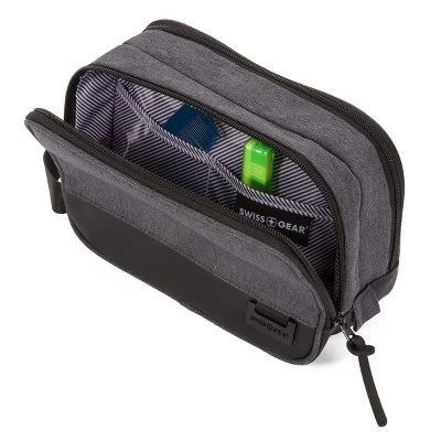 SWISSGEAR Heather Gray Toiletry Bag 2 SWISSGEAR Heather Gray Toiletry Bag - Image 2