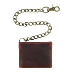 CTM Men's RFID Vintage Leather Bifold Chain Wallet -Professional Travel Storage Supplies Store GUEST 3b3f8eb8 4e28 4678 ae58 c5c29774519a