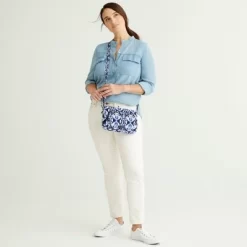 Vera Bradley Women's Microfiber RFID Little Hipster -Professional Travel Storage Supplies Store GUEST 3f38dc2e 4a9c 4174 93aa 93a2bf0992f2