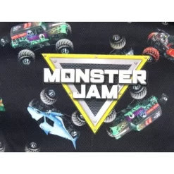 Monster Jam Trucks Dragon Zombie Grave Digger Megalodon All Over Print Backpack Black -Professional Travel Storage Supplies Store GUEST 41b2d4c4 e8bd 4fef b36a ca3f9746669f