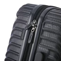 American Tourister Kids' Mickey Molded Hardside Carry On Spinner Suitcase - Black