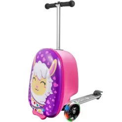 Kiddietotes Kids' Hardside Carry On Suitcase Scooter -Professional Travel Storage Supplies Store GUEST 4a4cbcdc 8a96 42d9 9054 49440711a918