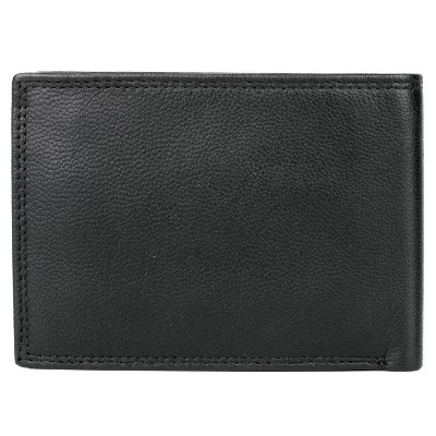 J. Buxton Emblem Double ID Billfold Leather Wallet - Black 2 J. Buxton Emblem Double ID Billfold Leather Wallet - Black - Image 2