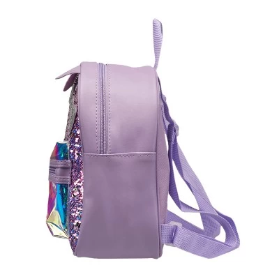 Limited Too Girl's Mini Backpack In Purple Glitter 3 Limited Too Girl's Mini Backpack In Purple Glitter - Image 3