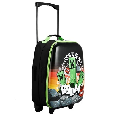 Minecraft Collapsible 16" Hard Case Kids Luggage 2 Minecraft Collapsible 16" Hard Case Kids Luggage - Image 2