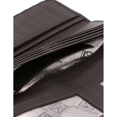 Karla Hanson Women's RFID Leather Trifold Wallet 4 Karla Hanson Women's RFID Leather Trifold Wallet - Image 4