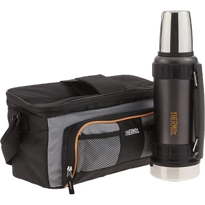 Thermos Lunch Lugger Cooler And Beverage Bottle Combo 1 Thermos Lunch Lugger Cooler And Beverage Bottle Combo