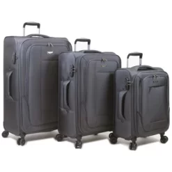 Dejuno Twilight Lightweight Nylon 3-Piece Spinner Luggage Set -Professional Travel Storage Supplies Store GUEST 5e3804be 66c0 4575 a34b 09c6f8f92684