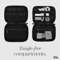 Case-Mate Travel Tech Organizer Bag - Black