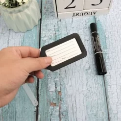 Unique Bargains Plastic Suitcase Name Label Travel Luggage Tags 20 Pcs Black White -Professional Travel Storage Supplies Store GUEST 6712d355 a4d1 4a58 9039 b4cd229f91e6