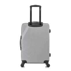 DUKAP Discovery Lightweight Hardside Large Checked Spinner Suitcase - Silver -Professional Travel Storage Supplies Store GUEST 681bf899 628a 414a 96e7 c43b98ee85cc