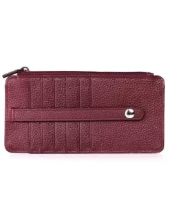 Julia Buxton Hudson Leather Pik-Me-Up Thin Card Holder -Professional Travel Storage Supplies Store GUEST 69c2af4e 23fa 40b7 839b bc564395bc9b