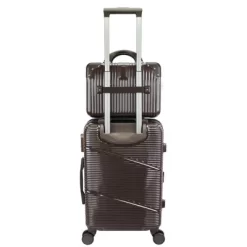World Traveler Highways 2-Piece Hardside Carry-On Spinner Luggage Set