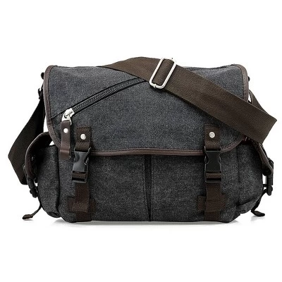 Gearonic Men Messenger School Shoulder Canvas Bag 8 Gearonic Men Messenger School Shoulder Canvas Bag - Image 8