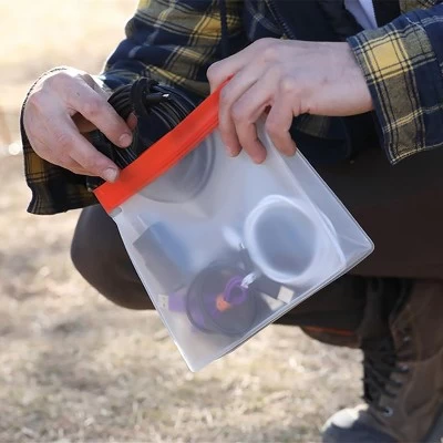 Coghlan's Reusable Storage Bags 3-Pack - Red 2 Coghlan's Reusable Storage Bags 3-Pack - Red - Image 2