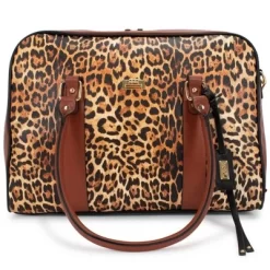 Badgley Mischka Travel Weekender Bag - Brown Leopard Print -Professional Travel Storage Supplies Store GUEST 7b07e920 4a2a 45a3 9bee c89c3513c1cd
