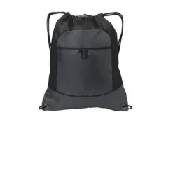 Port Authority Pocket Drawstring Backpack (2 Pack)