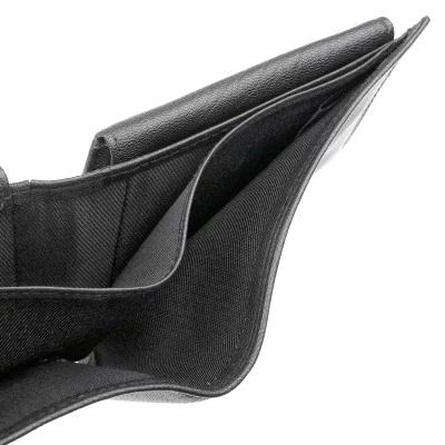 J. Buxton Emblem Double ID Billfold Leather Wallet - Black 5 J. Buxton Emblem Double ID Billfold Leather Wallet - Black - Image 5