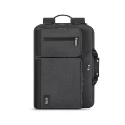 Solo Duane 16" Hybrid Laptop Bag - Black -Professional Travel Storage Supplies Store GUEST 7d587e5c 0133 4b50 bac0 3234762e9015
