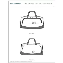 Port Authority Pockets Duffel Bag - 95L -Professional Travel Storage Supplies Store GUEST 84aa6626 ff9e 4b20 8282 81abf7f77213