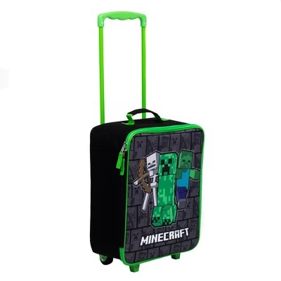 MINECRAFT Rolling Luggage, 14" Pilot Case 2 MINECRAFT Rolling Luggage, 14" Pilot Case - Image 2