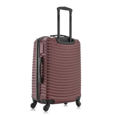 DUKAP Adly Lightweight Hardside Medium Checked Spinner Suitcase 4 DUKAP Adly Lightweight Hardside Medium Checked Spinner Suitcase - Image 4