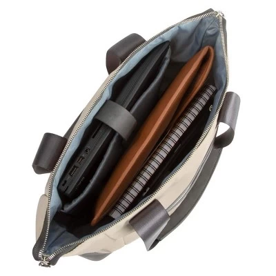 Targus 15 Inch Newport North-South Tote Tan 2 Targus 15 Inch Newport North-South Tote Tan - Image 2