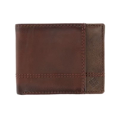 Columbia Men's Leather RFID Slim Bifold Wallet With Exterior Pocket 4 Columbia Men's Leather RFID Slim Bifold Wallet With Exterior Pocket - Image 4