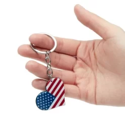 Juvale 24 Pack American Flag Metal Keychain, USA Heart Enamel Keychain, Party Favors Souvenir Gifts For 4th Of July, 2 X 4 In 6 Juvale 24 Pack American Flag Metal Keychain, USA Heart Enamel Keychain, Party Favors Souvenir Gifts For 4th Of July, 2 X 4 In -Professional Travel Storage Supplies Store GUEST 9a4d4c21 2ea6 442e 968e 327caa187ce9