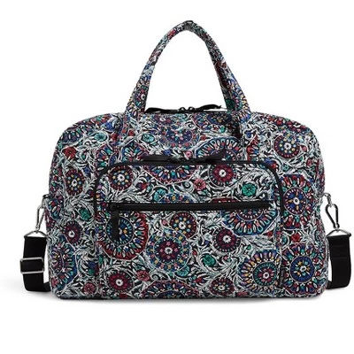 Vera Bradley Women's Cotton Weekender Travel Bag 4 Vera Bradley Women's Cotton Weekender Travel Bag - Image 4