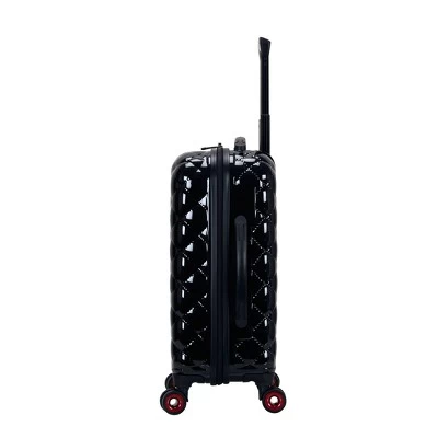Rockland Quilt 3pc Hardside Polycarbonate Luggage Set - Black 5 Rockland Quilt 3pc Hardside Polycarbonate Luggage Set - Black - Image 5