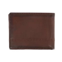 Columbia Men's Leather RFID Slim Bifold Wallet With Exterior Pocket