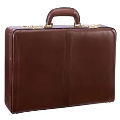 McKlein Reagan Leather 3. Attache Briefcase - Brown -Professional Travel Storage Supplies Store GUEST 9eb21bba 65ad 4dbe b344 a2fe54f99098