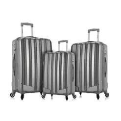 Rockland Barcelona 3pc Hardside Checked Luggage Set -Professional Travel Storage Supplies Store GUEST a0a45c55 b276 4eb0 bc83 0e3f6b8e4944