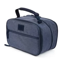 Fulton Bag Co. Expandable Slim Lunch Box - Navy Peony -Professional Travel Storage Supplies Store GUEST a2186348 c423 43e2 92a9 05904e3c370e